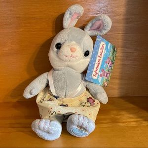 Rare Sylvanian Families / Calico Critters Plush Bunny Rabbit From 2008 Flair UK